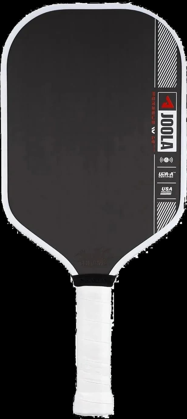A JOOLA Perseus lying face up, framed by the scan guide